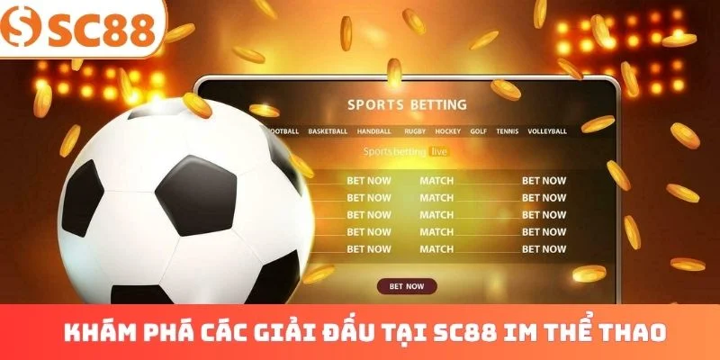 Khám phá các giải đấu tại SC88 IM Thể Thao