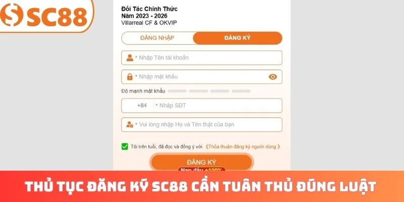 Thủ tục đăng ký SC88 cần tuân thủ đúng luật 